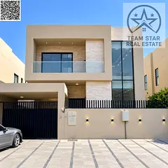 Luxury villa for rent: 4 master bedrooms + 2 living rooms + majlis + office + maid's room + wardrobe