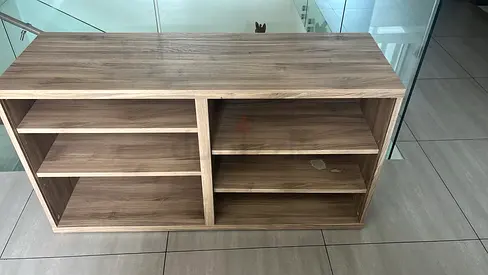 wooden storage cabinet