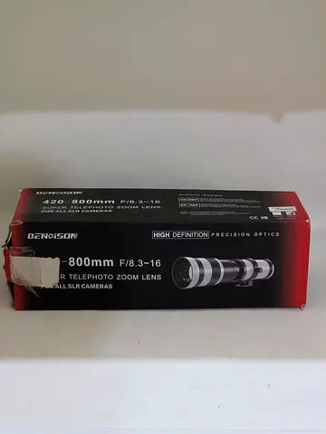 Benroson 800mm F/8.3-16 Telephoto Zoom Lens (new in box)
