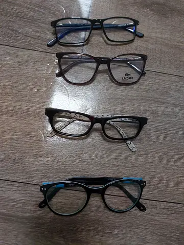 Set of 4 used prescription/reading eyeglass frames - for children