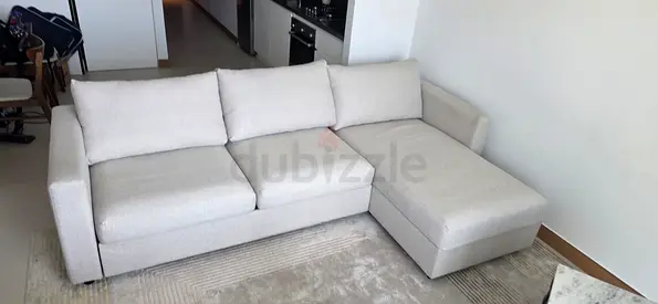 Ikea vimle L shape sofa bed with mattress
