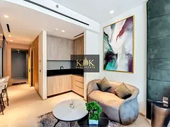 Furnished Studio | The Autograph JVC | Balcony & Courtyard View