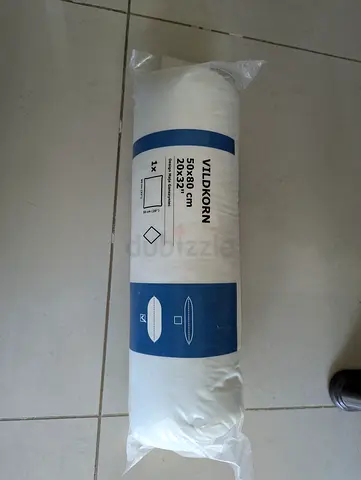 IKEA VITDKORN bolster pillow 20x80 cm - unused in sealed pack