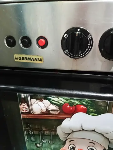 La Germania gas oven with built-in stovetop - used