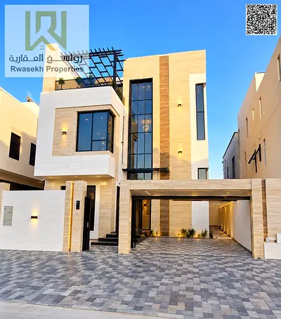 فيلا فاخرة للبيع في الحليو 2 عجمان | 5 غرف | بنتهاوس مستقل | مصعد | 4,650 قدم²