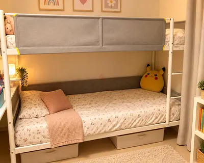 Ikea Vitval Bunkbed frame + mattresses