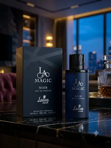 LA MAGIC NOIR Eau De Parfum for Men (100ml) – Premium Long-Lasting Fragrance | Brand New & Sealed