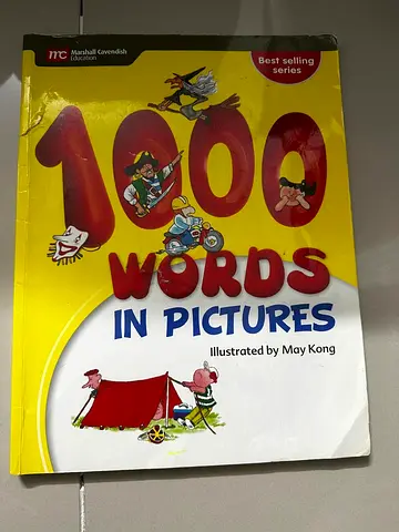 1000 Words in Pictures - Illustrated Picture Vocabulary Book