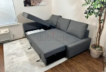 Ikea L shape sofa store cum bed and