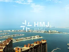 Fully Furnished | Water and Palm View | High Floor
