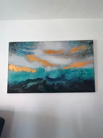 Wall painting colourful
