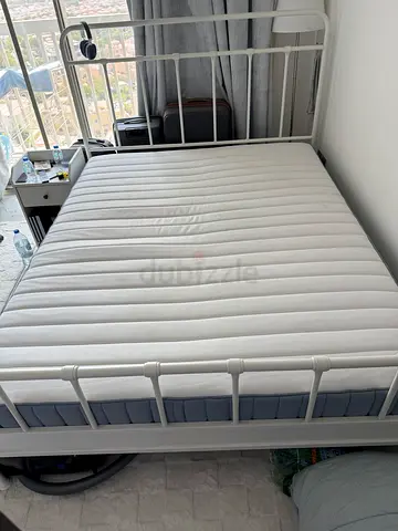 Beautiful White Bed for Sale 🤍