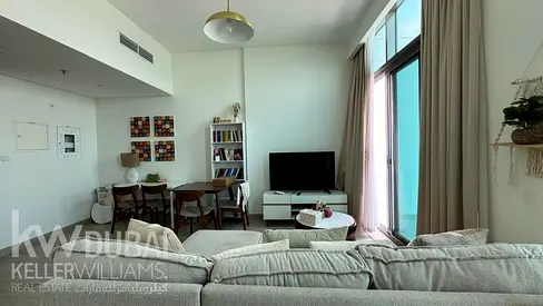 شقة مفروشة بغرفة نوم واحدة | إطلالات على الخور والمدينة | كريك فيوز 2، الجداف