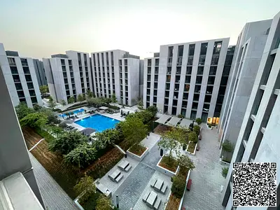 For Annual Rent in the Emirate of Sharjah, Aljada Area A well-maintained and comfortable apartment