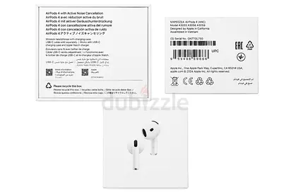 Apple AirPods 4 with Active Noise Cancellation (ANC) – Brand New