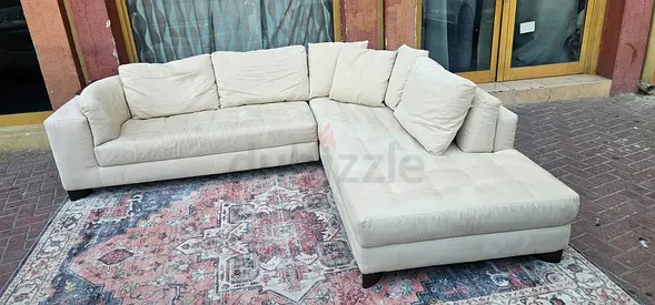 Natuzzi premium quality L shape sofa