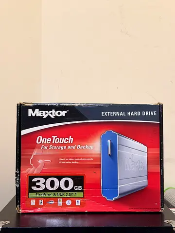Maxtor OneTouch External Hard Drive 300GB (boxed)