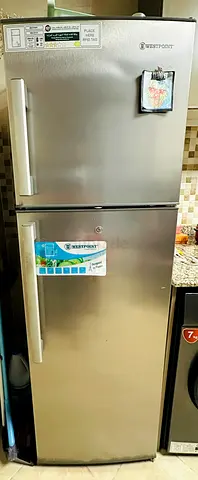 WestPoint 2-Door Silver Fridge - Good Working Condition