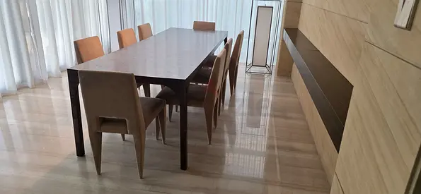 Excellent condition Crate&barrel Daning table with 8 Chairs