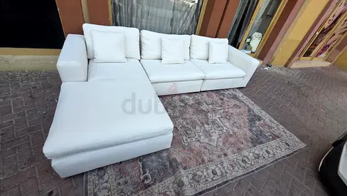 Comfortable Marina Home feather 🪶 filled Sofa Beige
