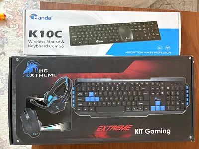 Gaming Keyboard, Mouse and Headset Combo - New (HG Xtreme + K10C)