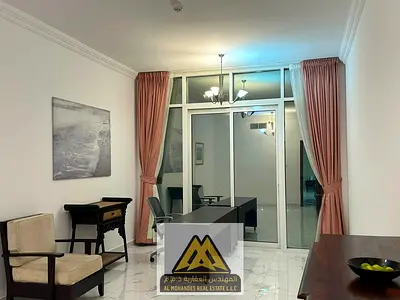 A very spacious, fully furnished two-bedroom apartment with a living room is available. It features a balcony with an open view and free parking,
