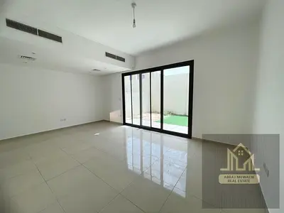 🌿 Brand New 3BR Townhouse | 4 Washrooms + Maid’s Room | Private Landscaped Backyard | Nasma Reside