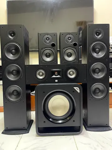 5.1 POLK AND JBL HOME THEATER SYSTEM