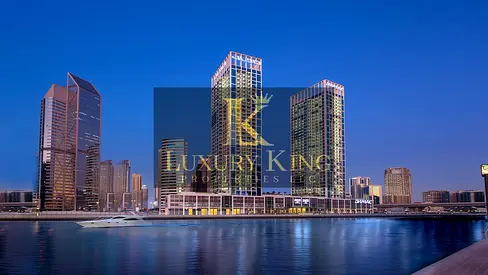 Furnished Studio | Canal & Marina View | DAMAC Maison Prive A | 70k aed upto 4 cheques