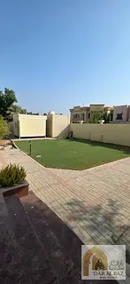 Villa for annual rent in Al Nakheelat, Sharjah. The villa consists of 4 master bedrooms, 5 bathrooms