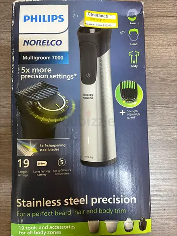 Philips Norelco Multigroom Series 7000, Mens Grooming Kit with Trimmer