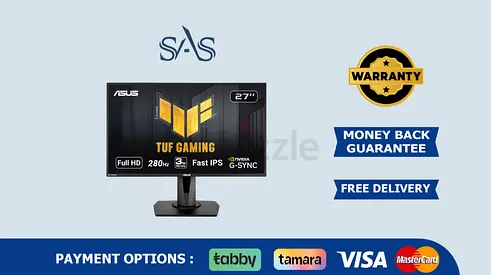 ASUS TUF | 27 Inch | Gaming Monitor | 280hz | New | Free Delivery | Warranty | VG279QM