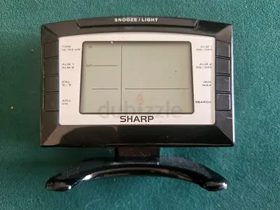 Sharp Digital Alarm Clock & Weather Station (Model SPC403)