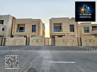 فيلا للبيع فى عجمان الزاهيه 5 غرف ماستر مجلس موقع ممتاز مساحه كبيره