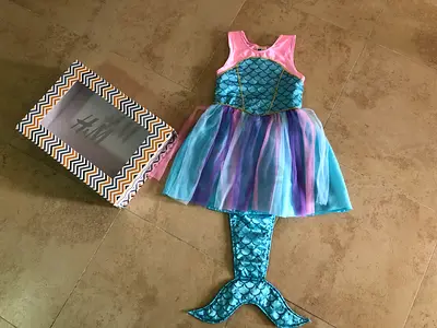 hm mermaid costume 6-8 yrs with tag