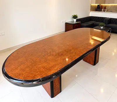 Table (Glass and wood)