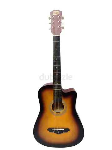Brand New Acoustic guitar 38 inch with Capo, Extra strings & 2 Picks with Free Delivery