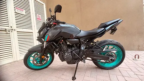 Yamaha MT 07 2022 GCC | Akrapovič Full System | 11,100 KM