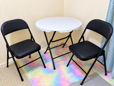 Folding Table & 2 Chairs Set