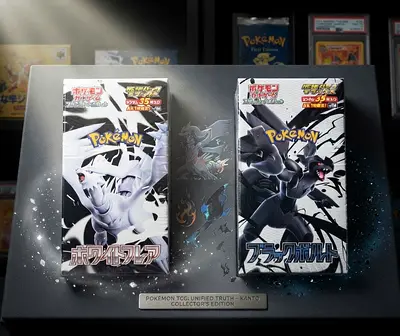 Black Bolt White Flare Booster Box Set Deluxe Pokemon Card Japanese New w/shrink