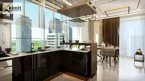Furnished Studio | Samana Waves 2 | City & Park Views