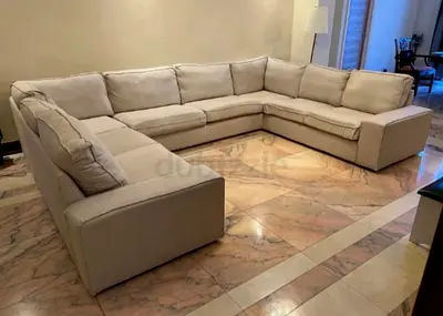 Excellent condition IKEA Kivik Corner U Shape Sofa Beige