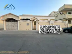 A ground floor villa available for annual rent in Al Rawda 3, Ajman, with a spacious area of 3,595 s