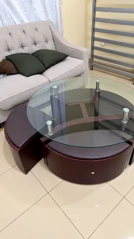 Table & Slide under chair (Compact model for 4 persons)