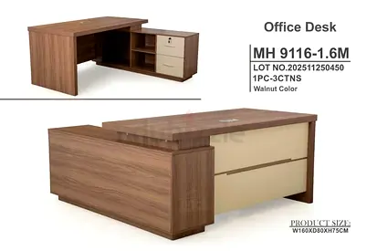 Brand new L shape wooden Office Manager Table Available
