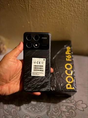 POCO F6 Pro 5G (12GB RAM / 512GB) Black – Original Box & 120W Charger 🚀🎮