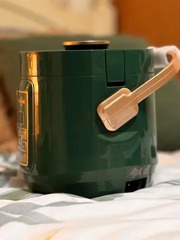 Green Electric Rice Cooker / Multi Cooker - Compact and brand new