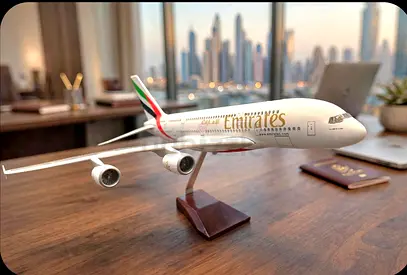 BRAND NEW EMIRATES 380 MODEL PLANE 48 CMS BIG WITH ITS ORIGINAL BOX PACKING FOR SALE
