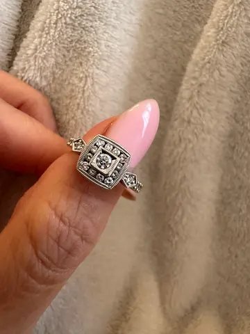18K Gold Natural Diamond Ring – 0.50ct