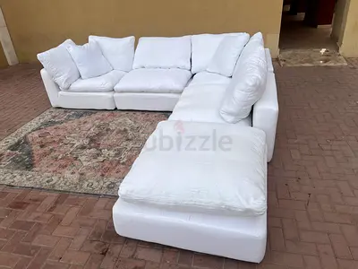 Loom collection feather filled sofa without footstool